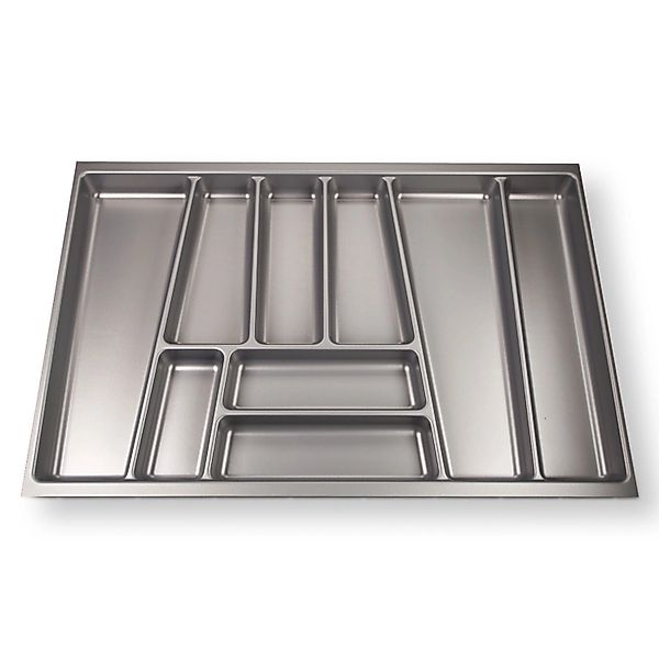 SOTECH ORGA-BOX II Besteckeinsatz 800 mm Höhe 45 mm Silbergrau Für Nobilia günstig online kaufen