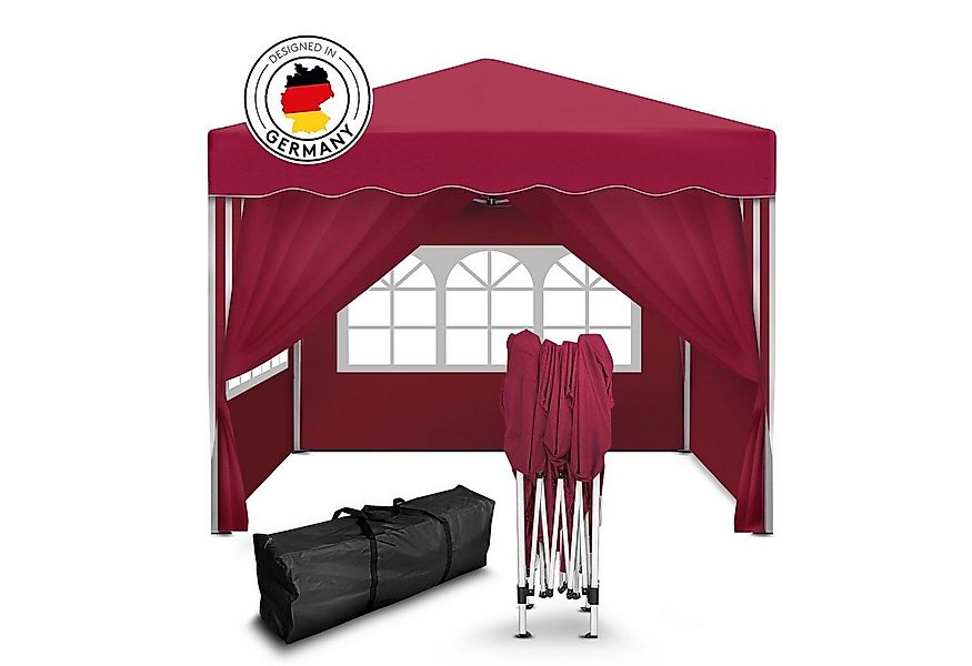 Kronenburg Faltpavillon 3x3 m wasserdicht - Gartenpavillon, Partyzelt stabi günstig online kaufen