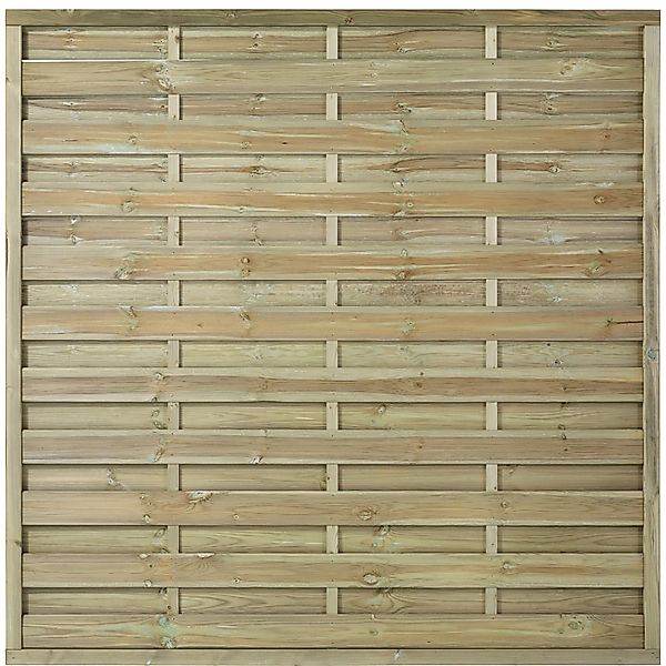 Sichtschutzzaun Bergen Nadelholz druckimprägniert 180 cm x 180 cm günstig online kaufen