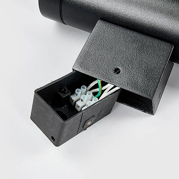 Außenwandleuchte Tin Maxi Double schwarz günstig online kaufen