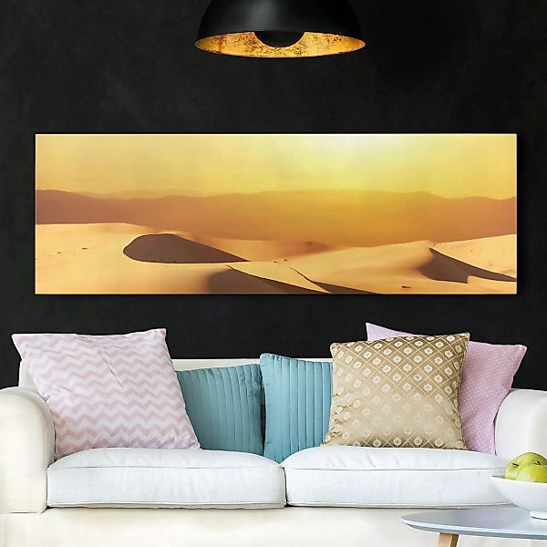 Leinwandbild Wüste - Panorama Die Wüste Saudi Arabiens günstig online kaufen