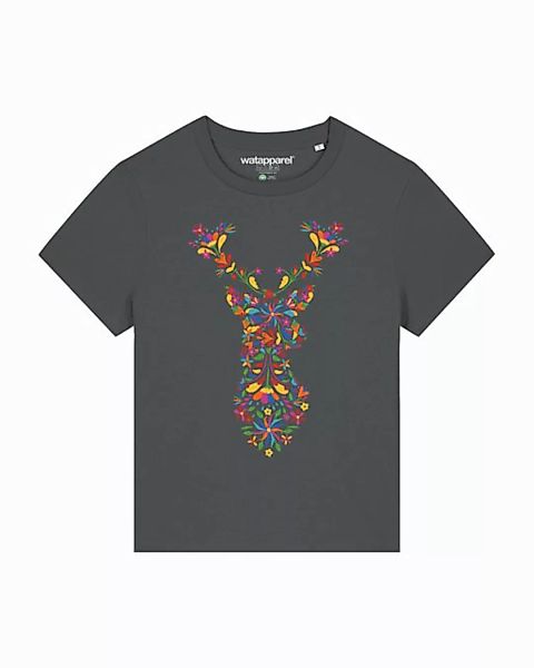 wat? Apparel T-Shirt Floral Deer günstig online kaufen