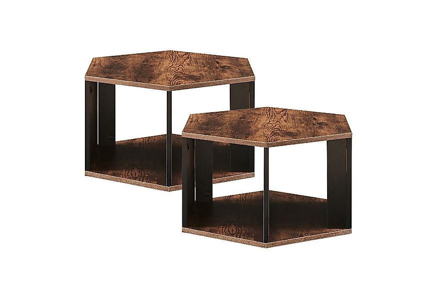 en.casa Couchtisch (2-St., 2er Set), »Molde« vertikal und horizontal aufste günstig online kaufen