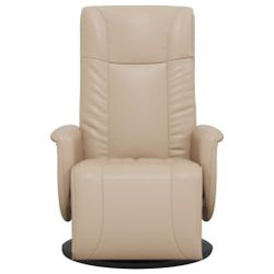 vidaXL Sessel Relaxsessel mit Fußteil Cappuccino-Braun günstig online kaufen