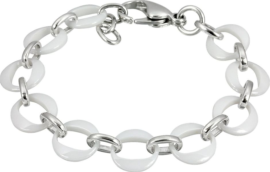 Amello Edelstahlarmband Amello Ringe Armband silber günstig online kaufen
