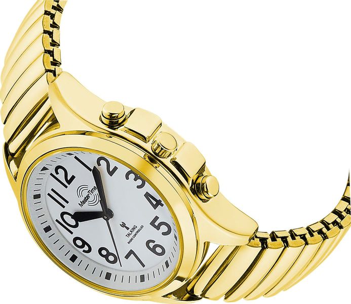 MASTER TIME Funkuhr Sprechende Funkuhr MTLA-10943-12Z, günstig online kaufen