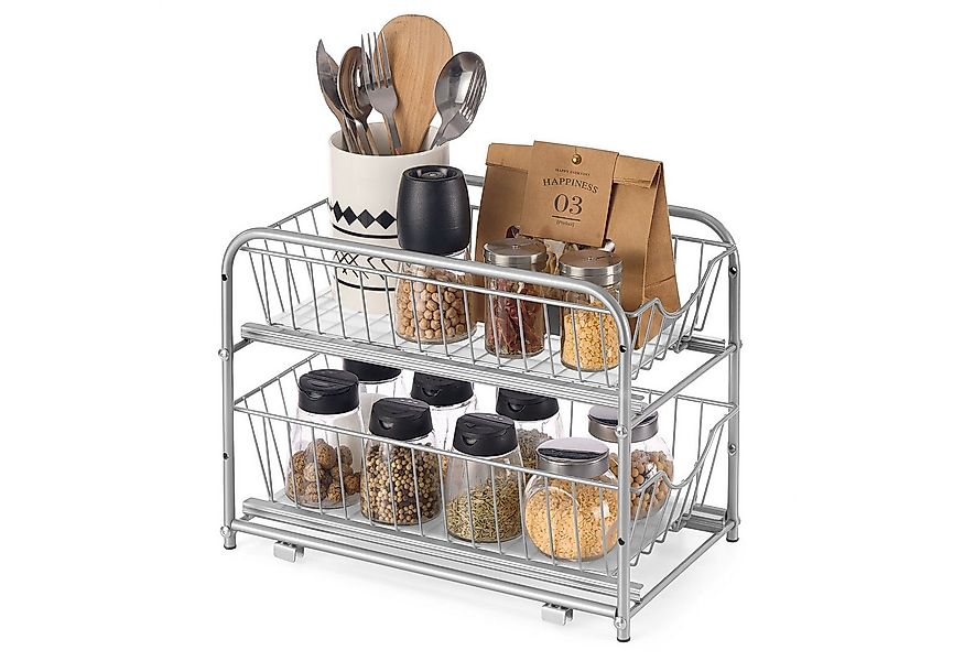 SONGMICS Küchenorganizer-Set Küchen-Organizer, (1-tlg), Küchenregal, Ordnun günstig online kaufen