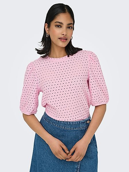 ONLY Kurzarmshirt ONLELISA S/S O-NECK TOP günstig online kaufen