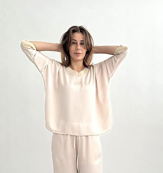 Zuckerwatte Satinbluse silktouch günstig online kaufen