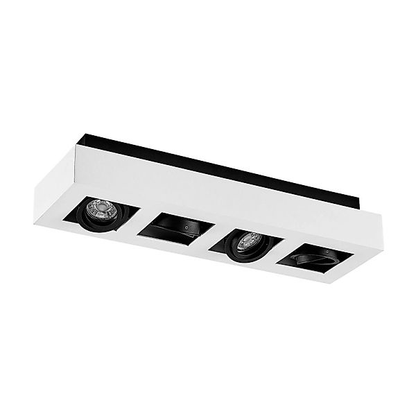 Arcchio Strahler Vince 9626677 Modern in Weiß aus Aluminium 4-flammig GU10 günstig online kaufen