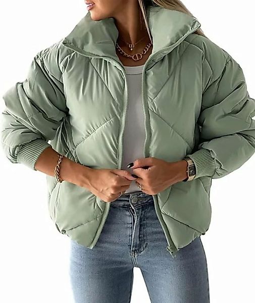 KIKI 3-in-1-Funktionsjacke Damen Jacke Winter Stehkragen Warm Kurz Puffer J günstig online kaufen
