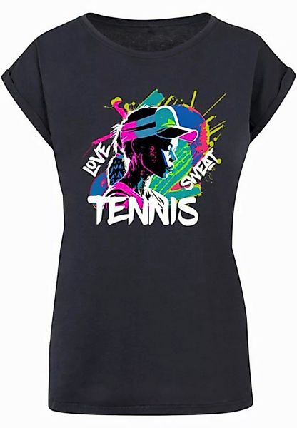 Merchcode T-Shirt Merchcode Damen Ladies Tennis Love, Sweat - T-Shirt (1-tl günstig online kaufen