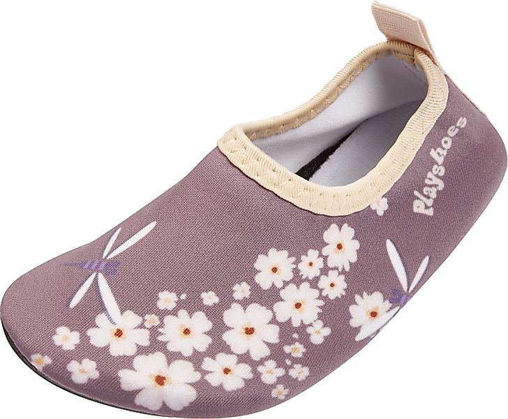 Playshoes Barfußschuh Barfuss-Schuh Blümchen, Farbe: violett, günstig online kaufen