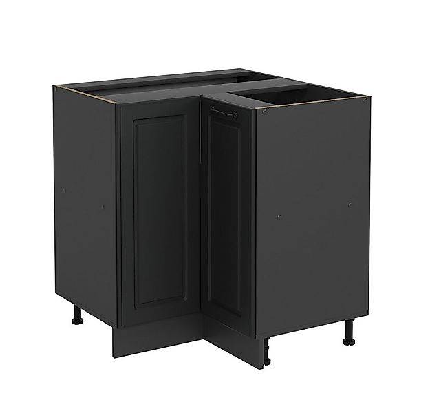 Vicco Eckunterschrank R-Line, Anthrazit Landhaus/Anthrazit, 75.6 cm ohne Ar günstig online kaufen