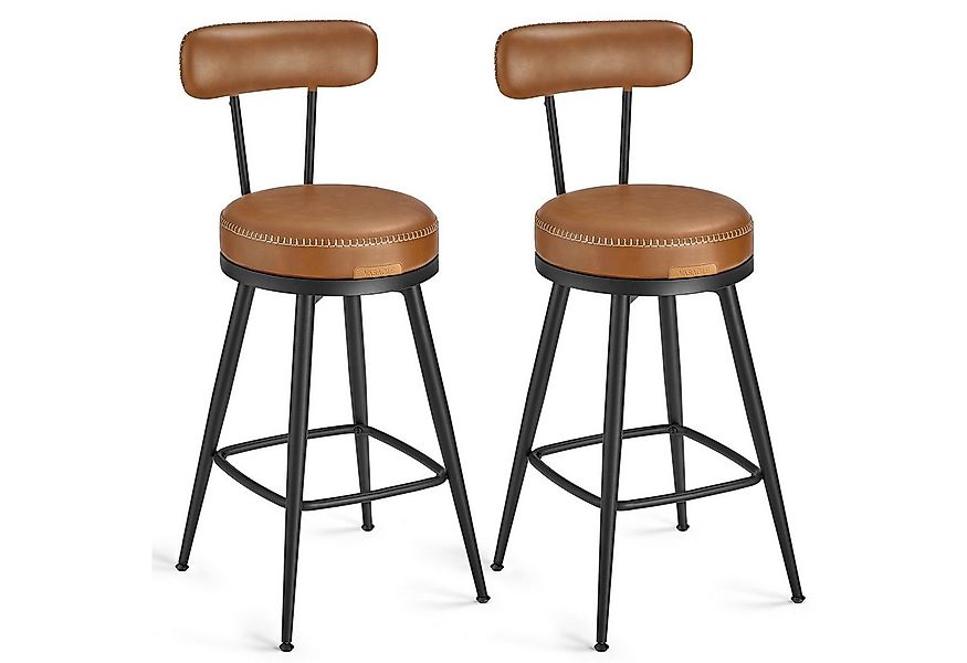 VASAGLE Barhocker (Set, 2er), EKHO Kollektion - 360° drehbarer Barhocker, 2 günstig online kaufen