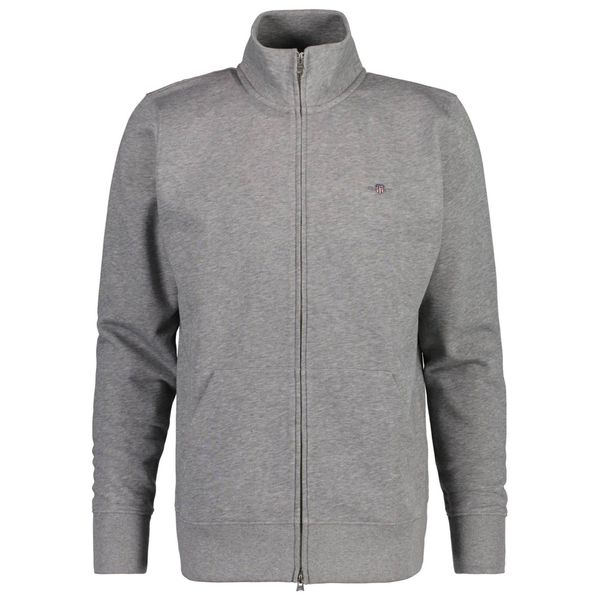 Gant Sweatjacke "REG SHIELD FULL ZIP SWEAT" mit Logostickerei auf der Brust günstig online kaufen