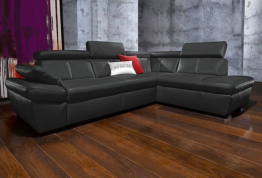 exxpo - sofa fashion Ecksofa »Salerno, Funktionssofa, hoher Sitzkomfort, Br günstig online kaufen