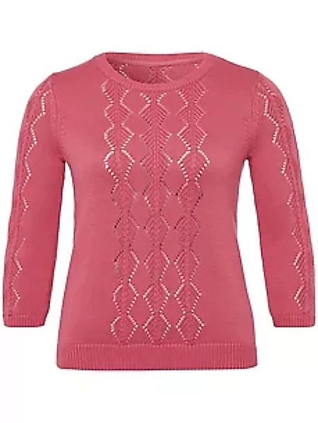Rundhals-Pullover Anna Aura pink günstig online kaufen