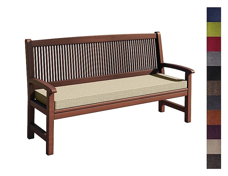 sunnypillow Bankauflage Bankkissen mit abnehmbarem Bezug, Auflage für Garte günstig online kaufen