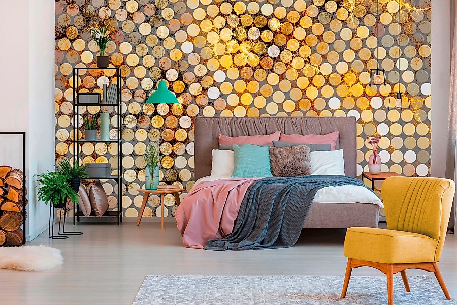 Architects Paper Fototapete »Atelier 47 Lavillia Orange«, 3D-Optik, Vlies, günstig online kaufen