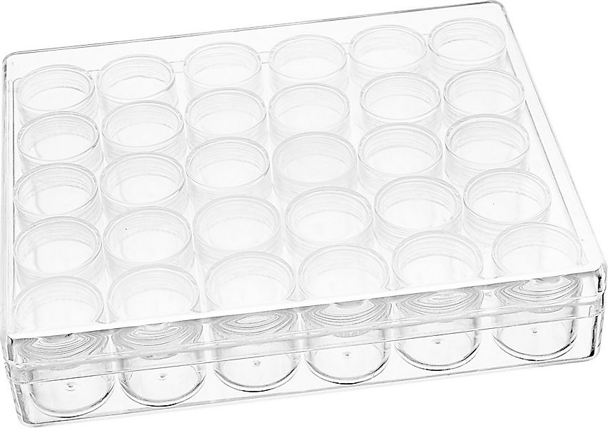 VBS Aufbewahrungsbox Sortierbox (62 St), 30 Schraubdosen günstig online kaufen