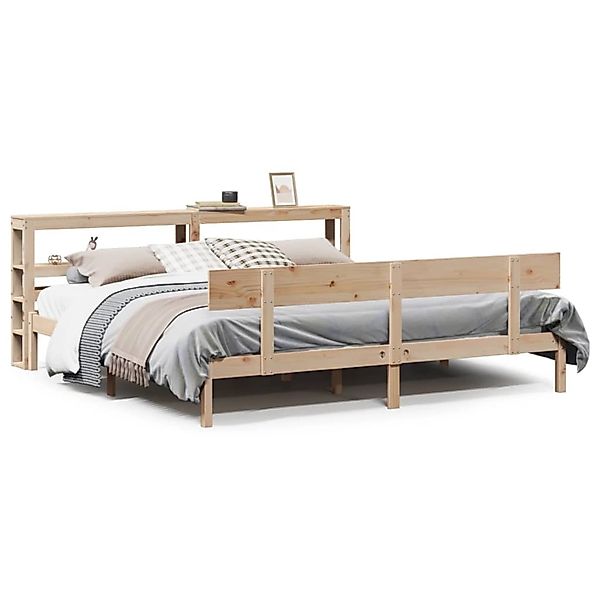 vidaXL Massivholzbett ohne Matratze 180x200 Kiefernholz 3305806 günstig online kaufen