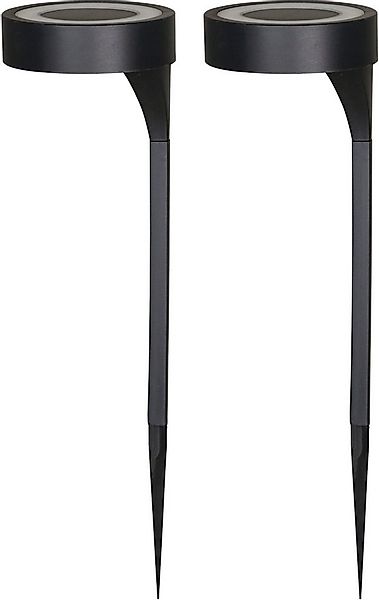 Luxform Gartenleuchte Solar-Gartenleuchten - Orange - 2 St - LED, LED fest günstig online kaufen