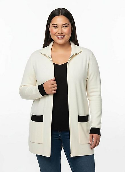 Sieh an! Strickjacke Long-Strickjacke Langarm Sonstiger Warencharakter mit günstig online kaufen