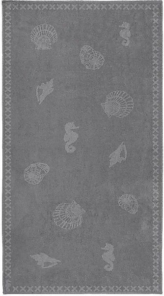 Seahorse Strandtuch »Shells«, (1 St.), 100x200, extra groß, für Sauna und P günstig online kaufen