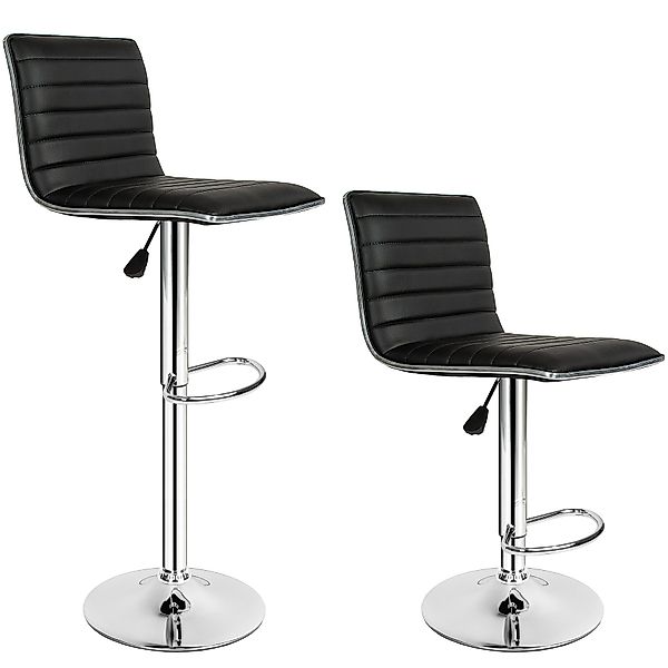 tectake Barhocker 2er Set Barhocker, gepolstert günstig online kaufen