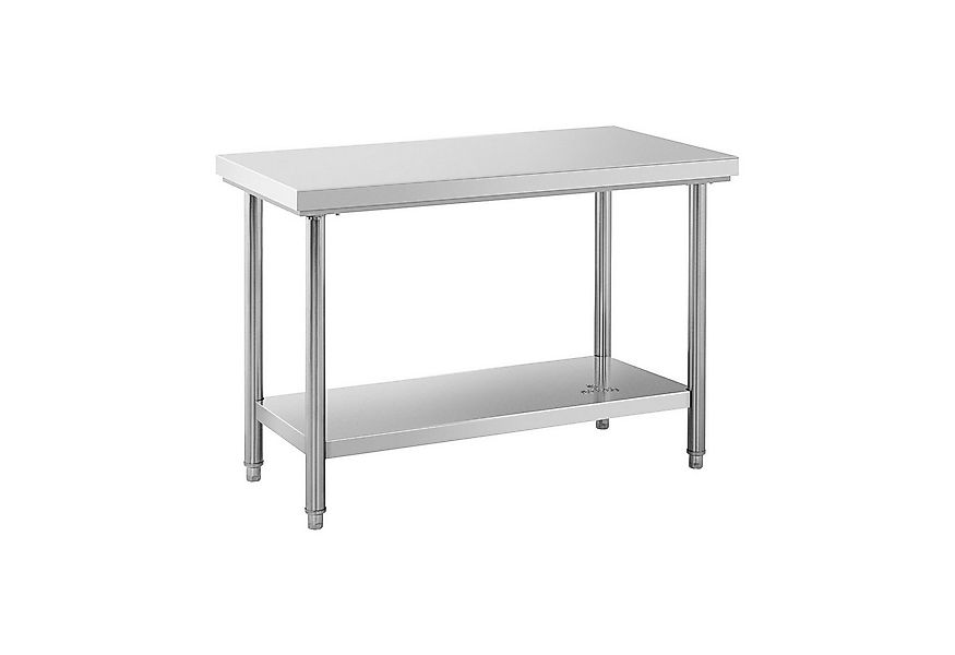Royal Catering Arbeitstisch 120 x 60 cm Edelstahltisch Zerlegetisch Gastrot günstig online kaufen