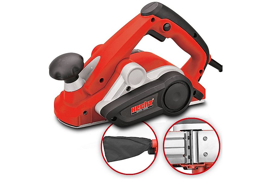 Hecht Elektrohobel 1790 mit 900 Watt, Hobelbreite: 82 in mm, mit Staubbeute günstig online kaufen
