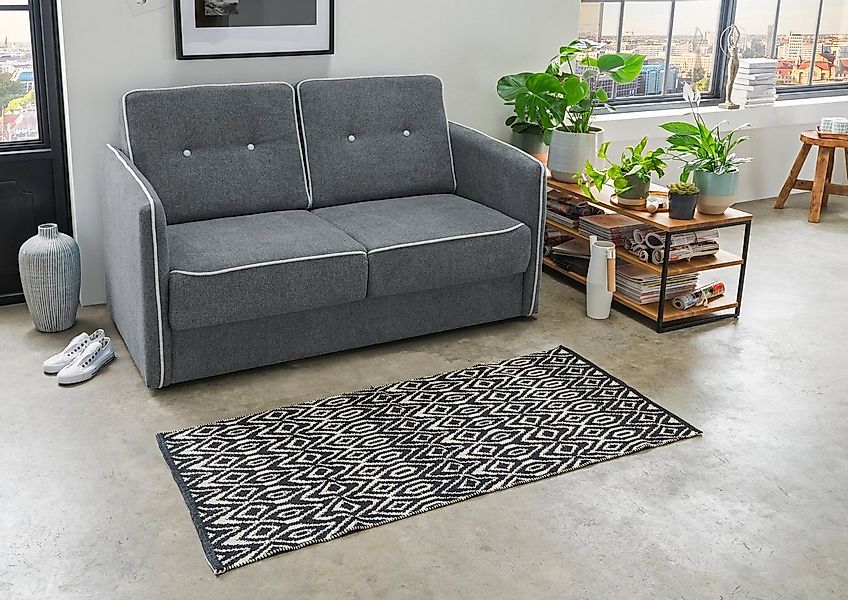 Home affaire Schlafsofa Merina, mit zweigeteilter Bettfunktion, Auszug nach günstig online kaufen