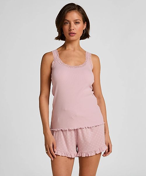 Hunkemöller Pyjama "Jersey-Shorts mit Rüschen" günstig online kaufen