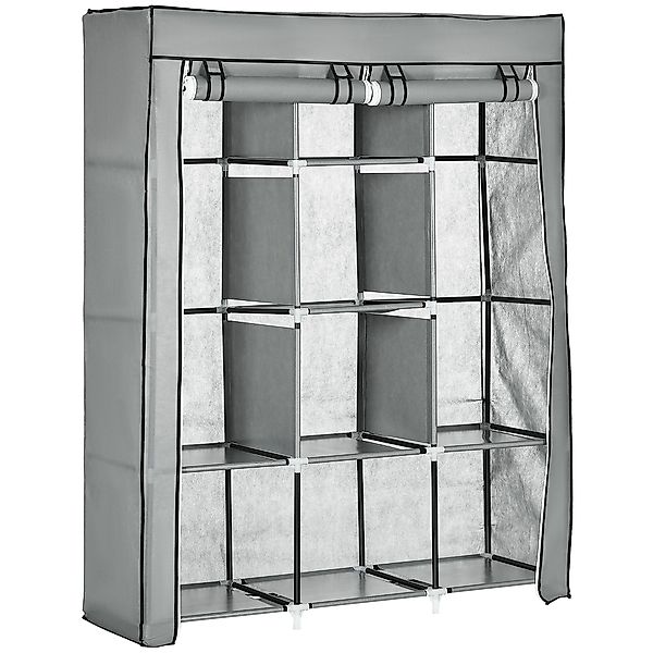 HOMCOM Stoffschrank Faltschrank, Faltbare Garderobe aus günstig online kaufen