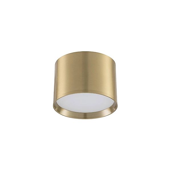 Lindby LED Deckenlampe Nivoria 10020110 Modern in Gold Messing aus Aluminiu günstig online kaufen