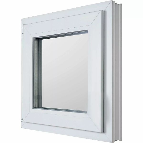 KM Meeth Kunststofffenster CL7 Weiß 100 cm x 60 DIN links Uw-Wert 0,90 günstig online kaufen