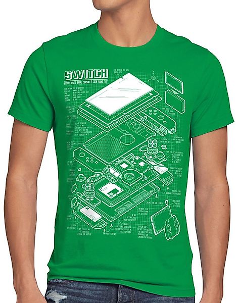 style3 T-Shirt Switch Blaupause pro gamer günstig online kaufen