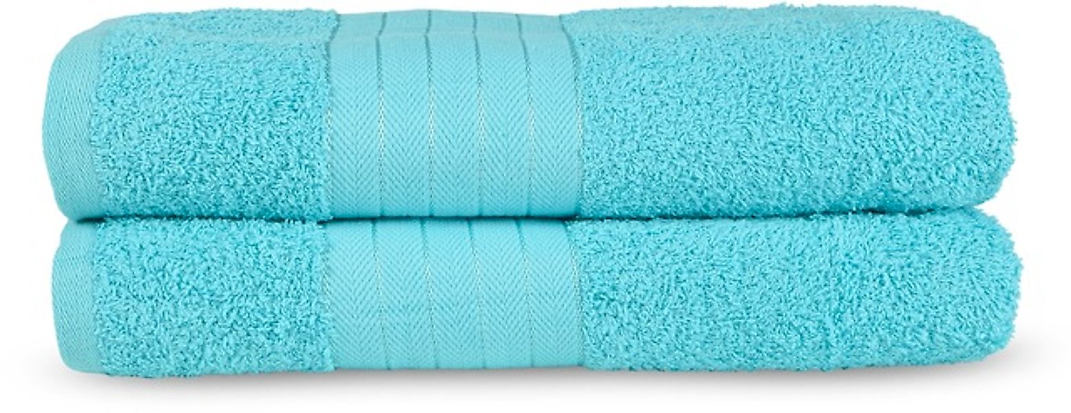 good morning Badetuch »Uni Towels«, (2 St., 2er Set Badetücher 70 x 140 cm) günstig online kaufen