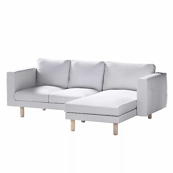 Bezug für Norsborg 3-Sitzer Sofa mit Recamiere, hellgrau, Norsborg Bezug fü günstig online kaufen