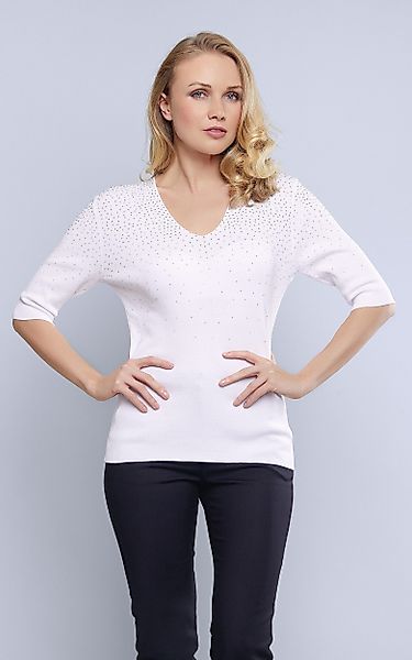 Passioni Sweater mit Strassdetails günstig online kaufen