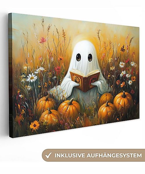OneMillionCanvasses® Leinwandbild Halloween - Geist - Herbst - Kürbis - Blu günstig online kaufen