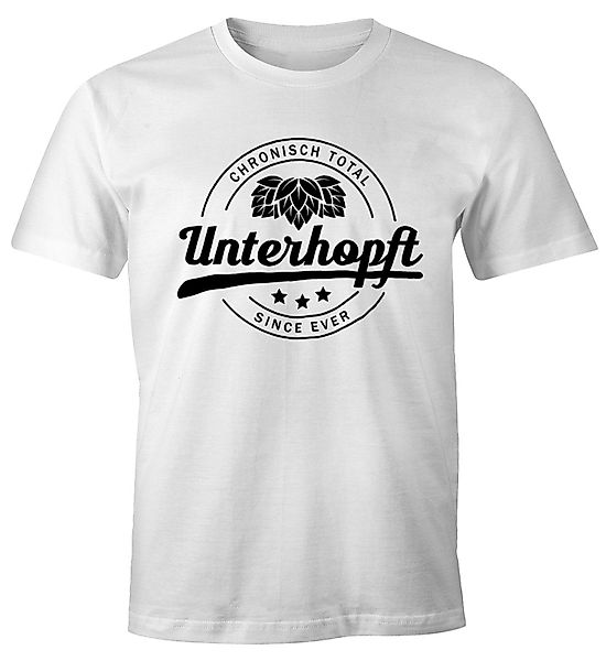 MoonWorks Print-Shirt Chronisch Unterhopft Total Herren günstig online kaufen