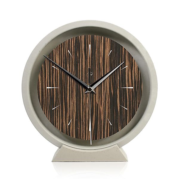 Kreative Feder Standuhr Tischuhr aus Beton günstig online kaufen