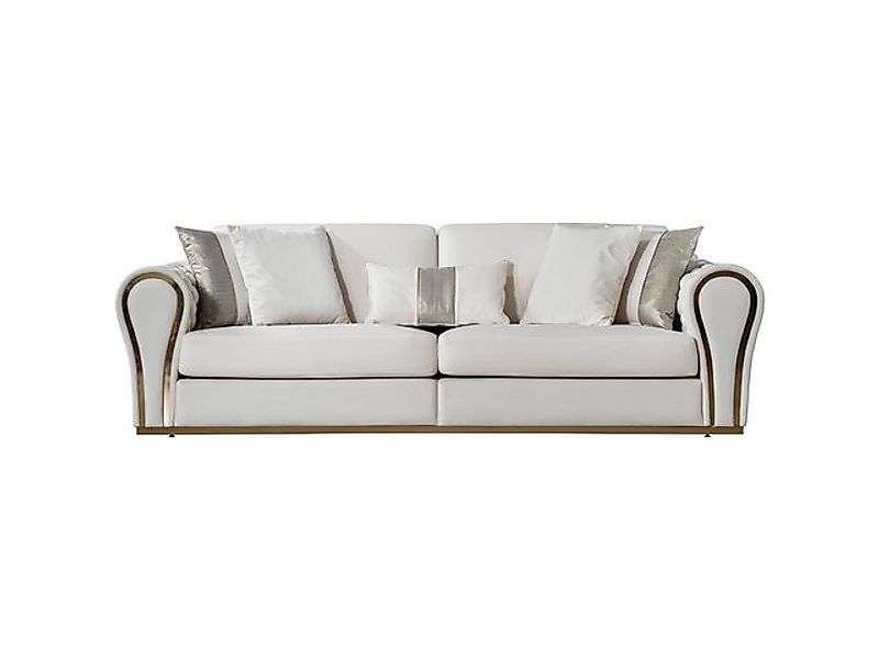 Xlmoebel 3-Sitzer Luxuriöses Designer-Polstersofa in Weiß für drei Personen günstig online kaufen