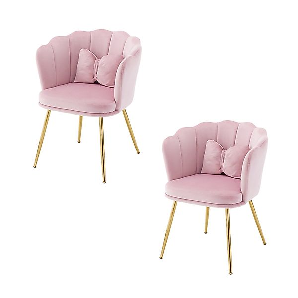 OKWISH 4-Fußstuhl Polsterstuhl Küchenstuhl Lounge Stuhl, günstig online kaufen