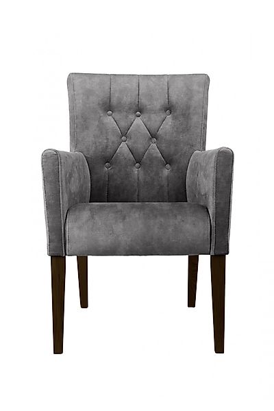 Home affaire Armlehnstuhl »Cortega Esszimmerstuhl mit Knopfheftung« () 1 St günstig online kaufen