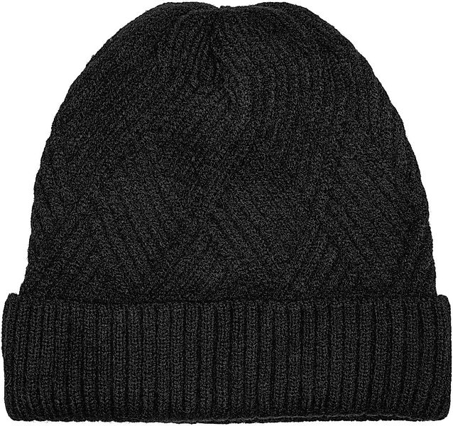 styleBREAKER Strickmütze Strickmütze mit Rauten Rippmuster (1-St) günstig online kaufen