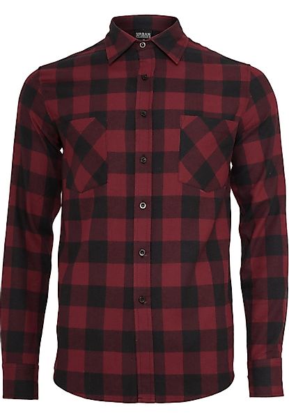 URBAN CLASSICS Kurzarmshirt "Urban Classics Herren Checked Flanell Shirt", günstig online kaufen