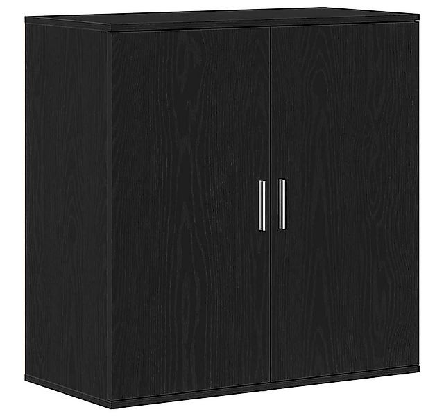 vidaXL Sideboard Sideboard Schwarz Eichen-Optik 79 x 38 x 80 cm Holzwerksto günstig online kaufen